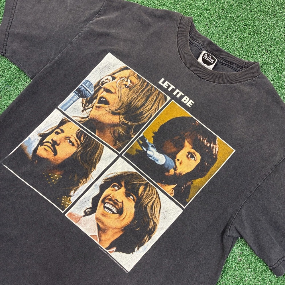 Y2K 2000's The Beatles "Let It Be" Band T-shirt